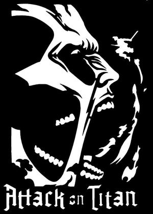 Attack on Titan stencil 2