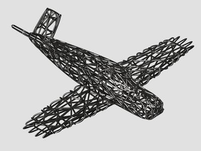 Simple Plane - Voronoi Pattern