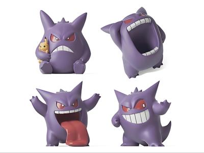 Pokemon Gengar Squad Figurines