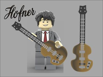 LEGO Hofner Violin Bass Guitar