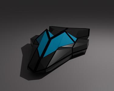 Low Poly Sci-Fi Jet