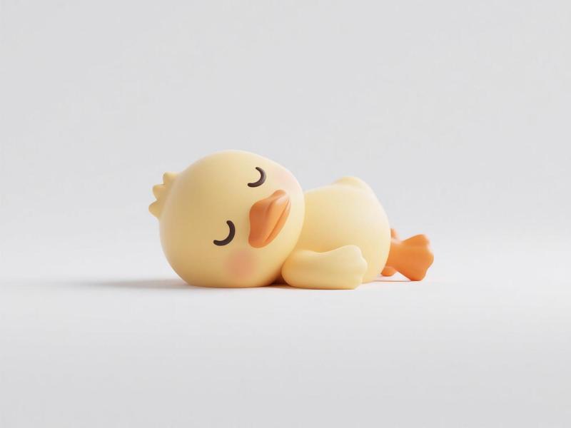 Reclining Rubber Duck Print-in-Place Suitable for a1 mini