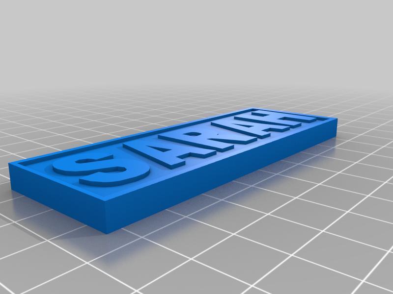 Sarah Name Tag