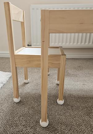 Ikea Latt Table and Chair Ball Foot