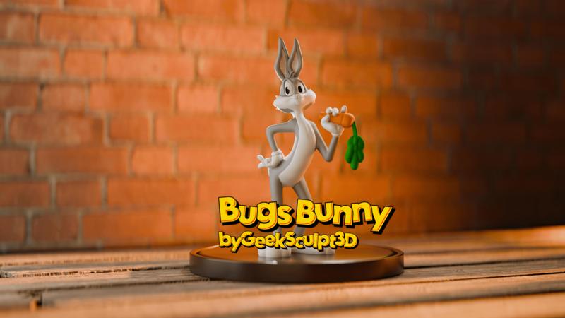 Collectible Playful Bugs Bunny Figurine