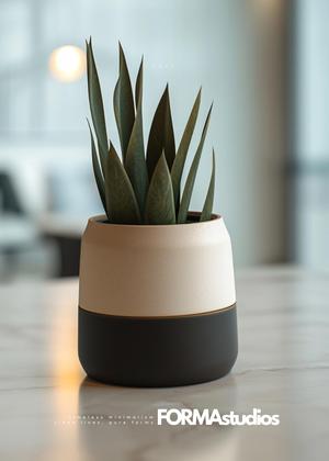 Planter with drip tray - FORMAstudios P017