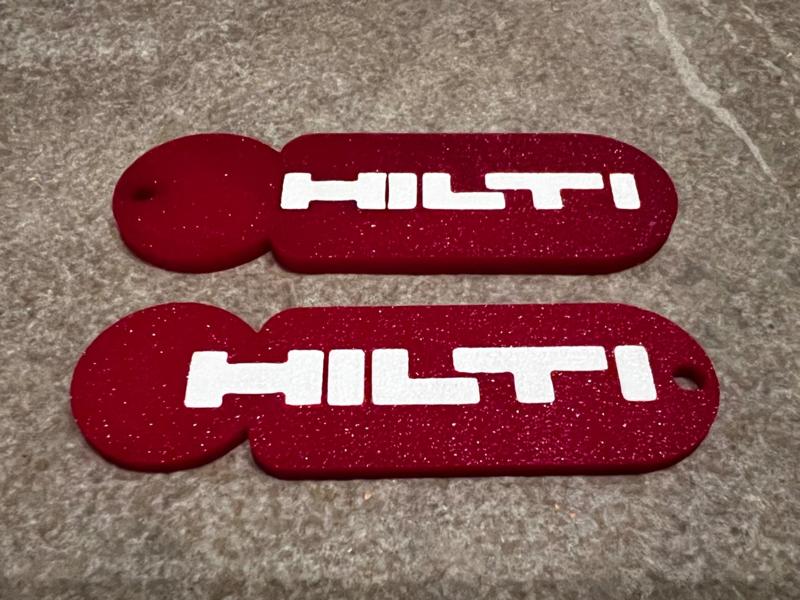 Hilti Keyring and Shopping Cart Chip