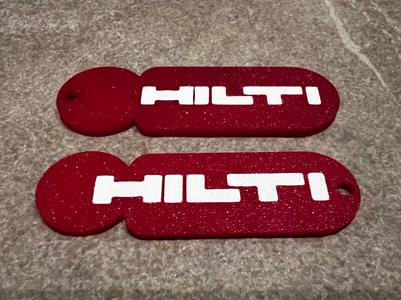 Hilti Keyring and Shopping Cart Chip