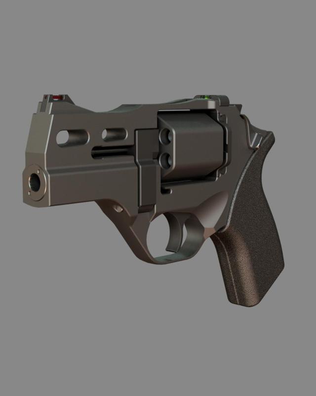 Chiappa Rhino 30DS - High-Detail 3D Printable Replica