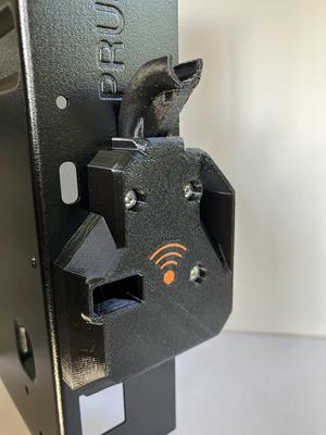 Modified MK4S WiFi cover to accommodate heatbed cable guide