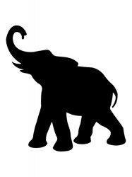 Elephant Stencil