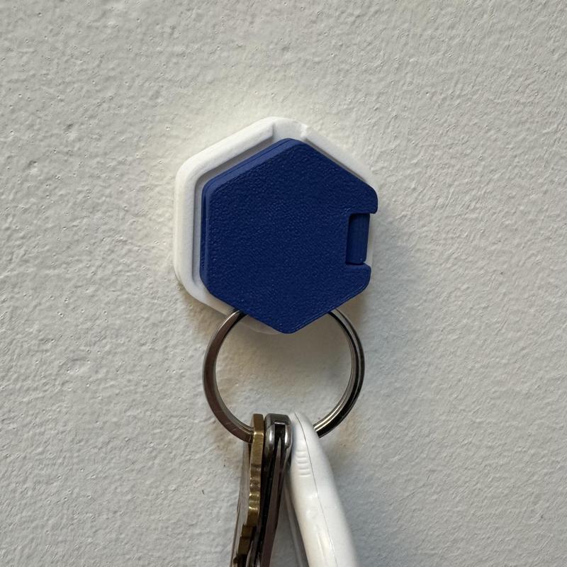 Keybee — print in place magnetic key hanger system