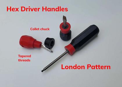 Hex Driver Handles - Collet Style