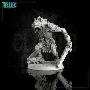 (0086) Male gnoll with two swords