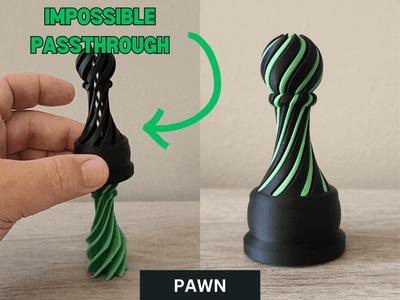 Pawn Chess Piece Impossible Passthrough