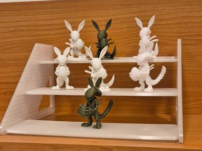 Set of 2 Easter Xenomorphs with Bunny Ears