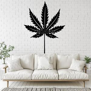 Cannabis Leaf 2D Wall Art/Window Art STL & SVG File for 3D Printing and Laser Cutting