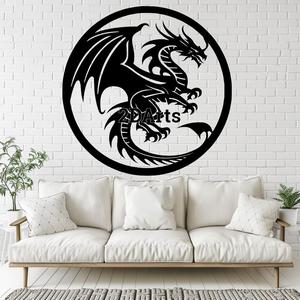 Dragon 2D Wall Art/Window Art - Digital STL & SVG File for 3D Printing or Laser Cutting