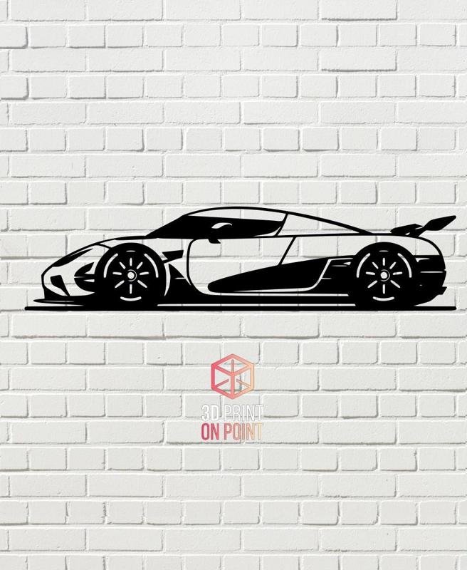 KOENIGSEGG AGERA - 2D WALL ART #2
