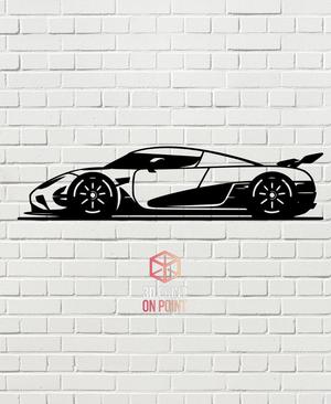 KOENIGSEGG AGERA - 2D WALL ART #2