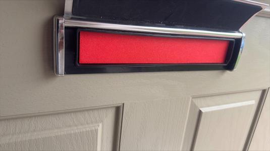 Letter Plate Blocker