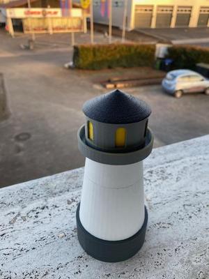 Lighthouse with hidden compartment