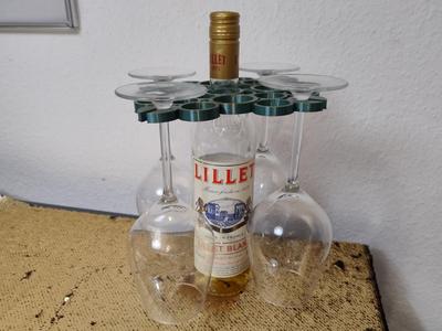 Wine Glass Holder for Wine Bottles - Neck