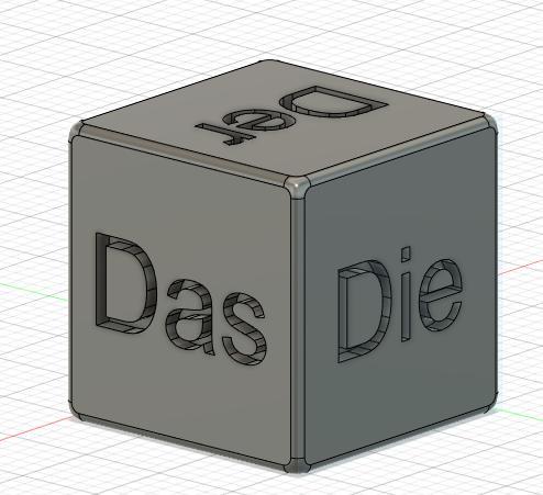 Portable German Article Lottery