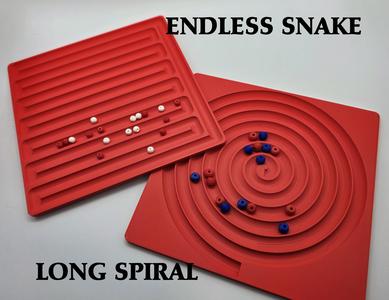 Beading Trays - Long Spiral & Endless Snake