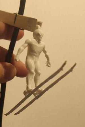 Flying Ski Jumper Ornament