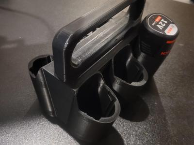 Bosch 12v battery holder  for 6 ( for 6amp)