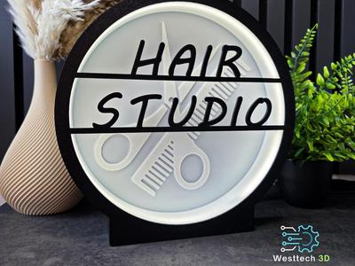 Hair Studio | Hair Salon Decor Lamp