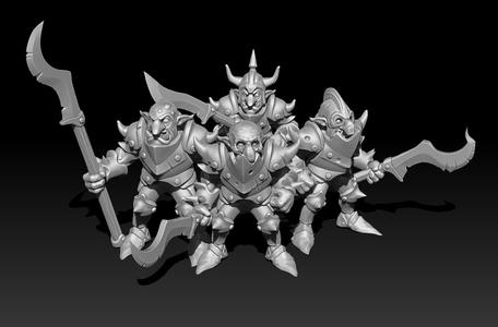 Goblin warrior bundle presupported