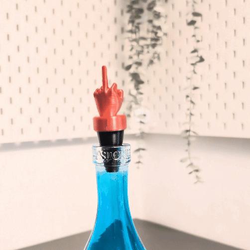 Prank Middle Finger Bottle Cap (17-23mm)