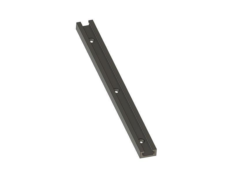 T-Track Stock 9"x.75"x.375" (228x19.1x9.5mm)