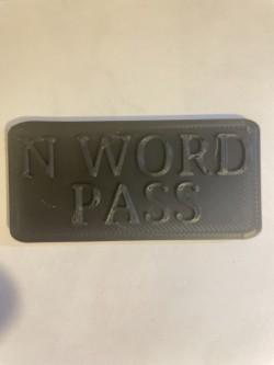 N-word pass