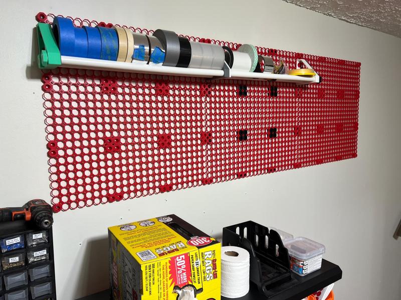 Multiboard Tape Roll Storage Rack