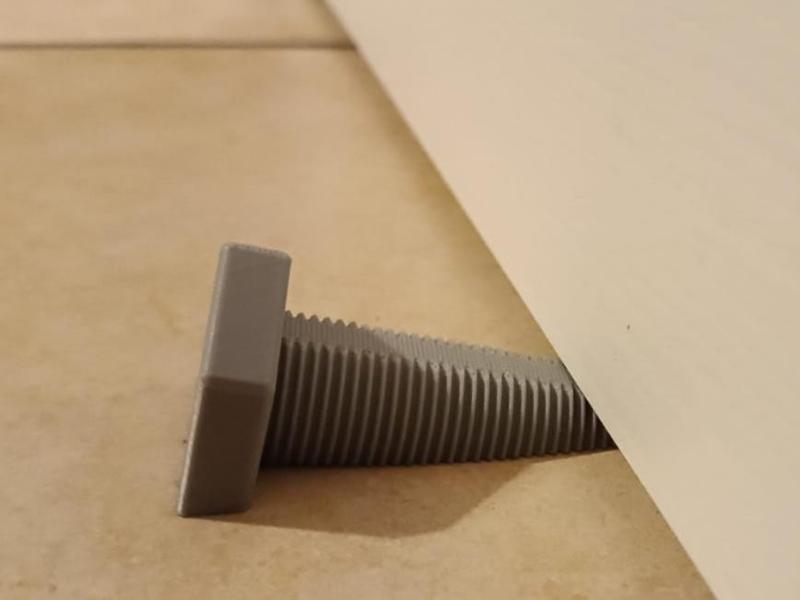 Bolt door stopper door wedge