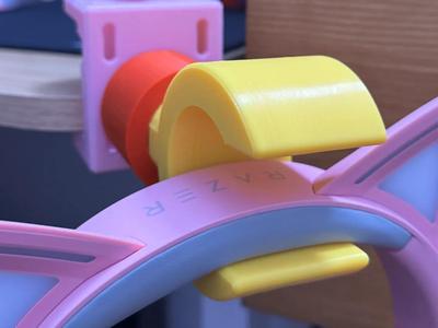 Lego Headphone Stand for Skadis Pegboard