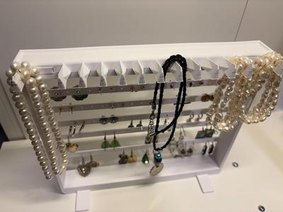 Necklace Bracelet Earring Holder - Improved!