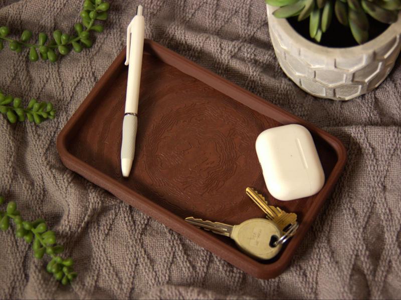 Rustic Key Tray Catchall Dish