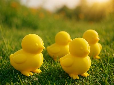 Easter Chicks for Display
