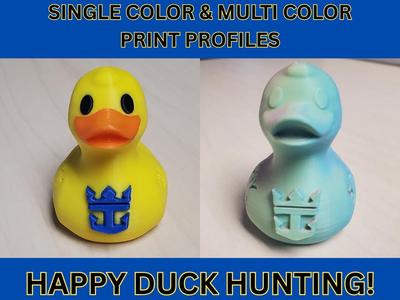 Royal Caribbean Duck Larger Logo AMS & One Color
