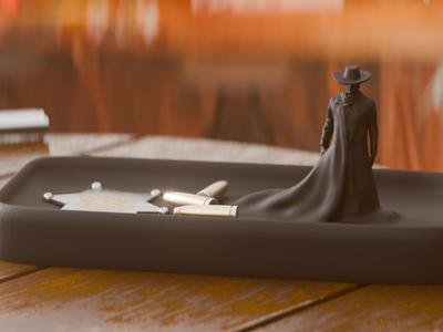 Gunslinger Tray – Western-Inspired Organizer