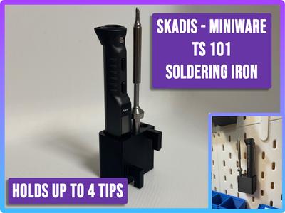 Ikea Skadis Miniware TS 101 Soldering Iron Holder