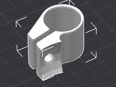 22mm Handlebar Clamp for Bosch Kiox Upgrade