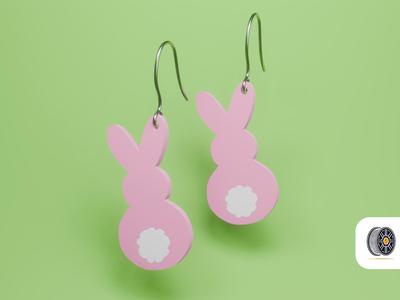 Cottontail Cuties | An Easter Bunny Earring GIft