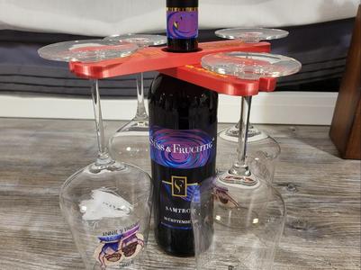 Wine glass holder