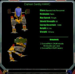 Talon HAWC - BATTLETECH STYLE FIGURE