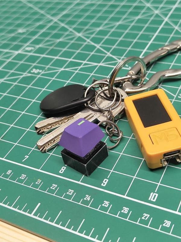 Keycap keychain